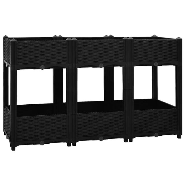 vidaXL Hochbeet 120x40x71 cm Polypropylen 316536