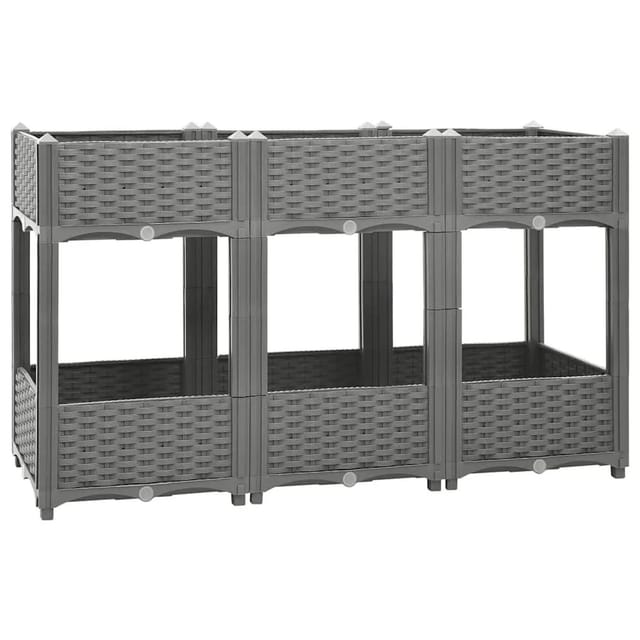 vidaXL Hochbeet 120x40x71 cm Polypropylen 153299
