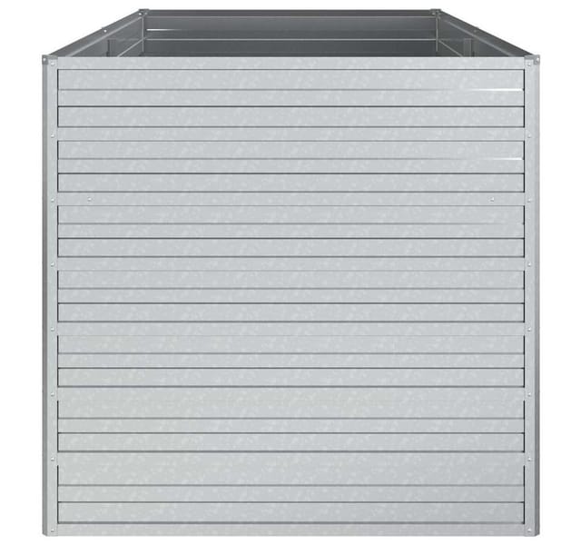 vidaXL Garten-Hochbeet 160x80x77 cm Verzinkter Stahl Silbern 316880