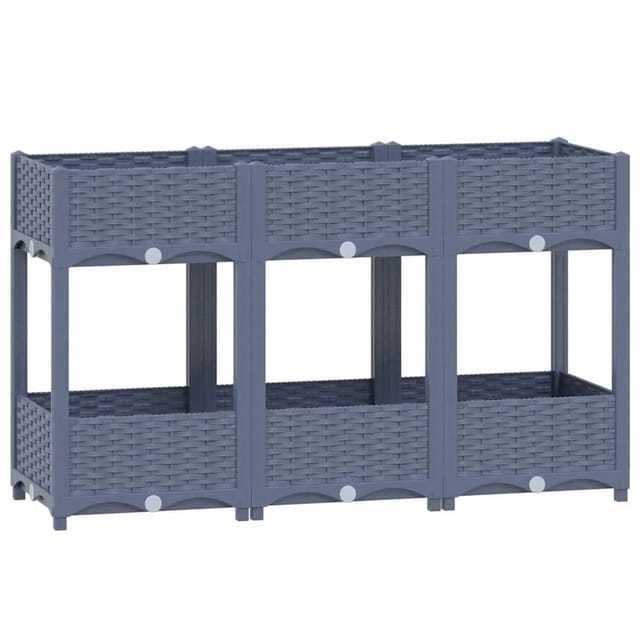 vidaXL Hochbeet 120x40x71 cm Polypropylen 310407