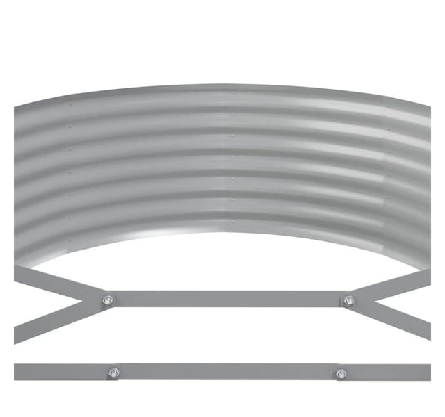 vidaXL Hochbeet Verzinkter Stahl 507x100x36 cm Anthrazit 319011