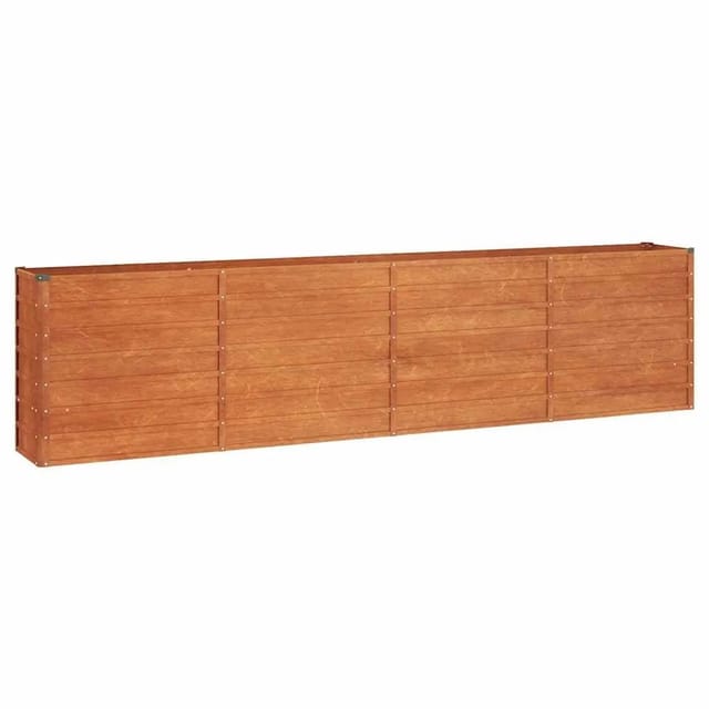 vidaXL Hochbeet Rostig 320x40x77 cm Cortenstahl 151957