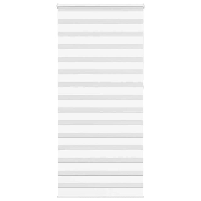 vidaXL Doppelrollo Weiß 105x230 cm Stoffbreite 100,9 cm Polyester 4014808