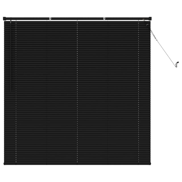 vidaXL Venetianer Jalousie Verstellbar Schwarz 150 x 140 cm PVC 42003742