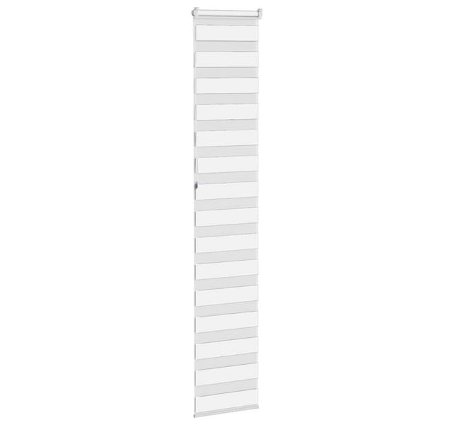 vidaXL Doppelrollo Weiß 50x230 cm Stoffbreite 45,9 cm Polyester 4014797