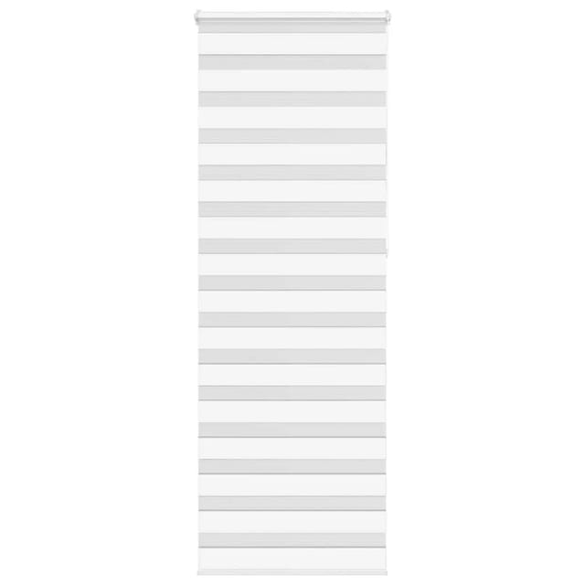 vidaXL Doppelrollo Weiß 75x230 cm Stoffbreite 70,9 cm Polyester 4014802