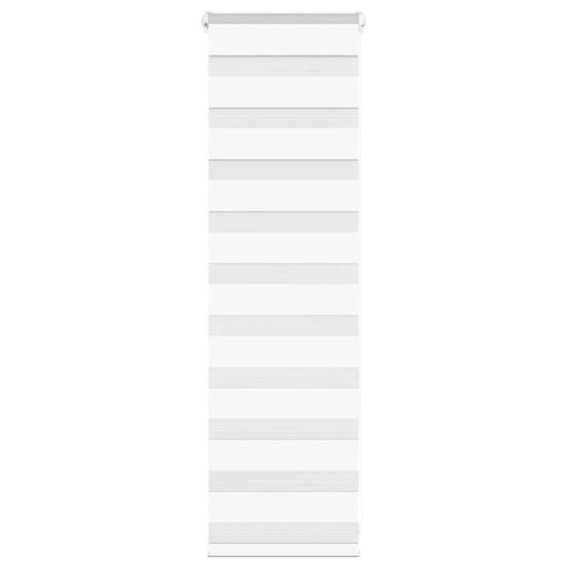 vidaXL Doppelrollo Weiß 40x100 cm Stoffbreite 35,9 cm Polyester 4014717