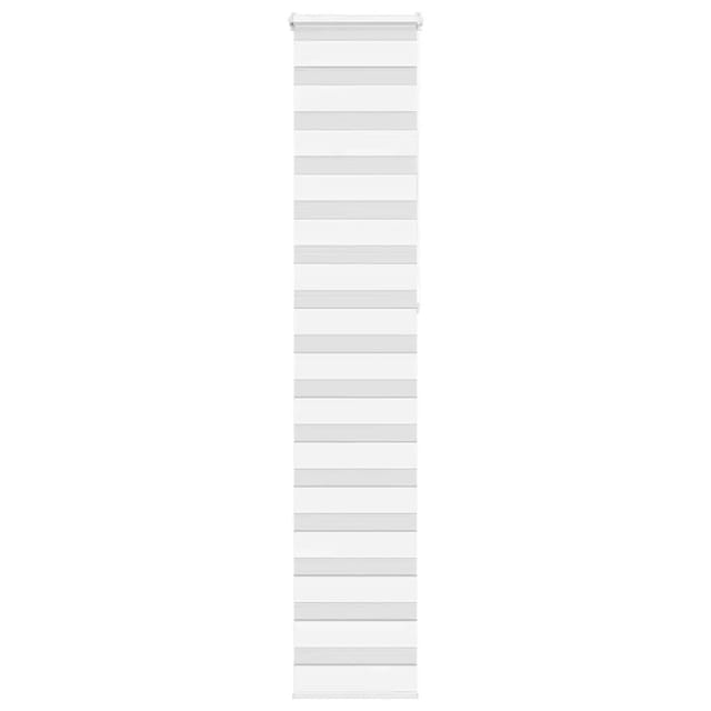 vidaXL Doppelrollo Weiß 40x230 cm Stoffbreite 35,9 cm Polyester 4014795