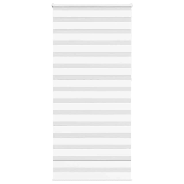 vidaXL Doppelrollo Weiß 110x230 cm Stoffbreite 105,9 cm Polyester 4014809