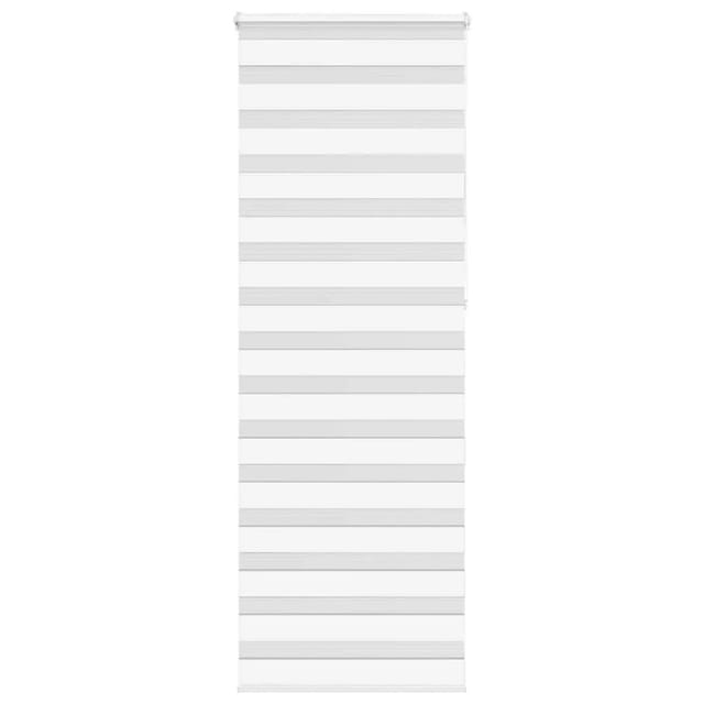 vidaXL Doppelrollo Weiß 85x230 cm Stoffbreite 80,9 cm Polyester 4014804