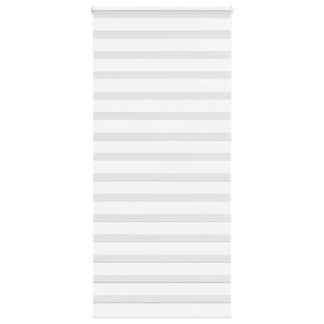 vidaXL Doppelrollo Weiß 95x230 cm Stoffbreite 90,9 cm Polyester 4014806