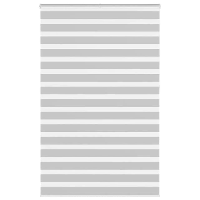 vidaXL Doppelrollo Hellgrau 145x230 cm Stoffbreite 140,9 cm Polyester 4014504