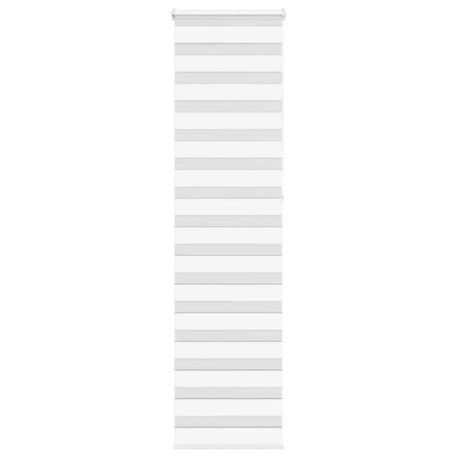vidaXL Doppelrollo Weiß 55x230 cm Stoffbreite 50,9 cm Polyester 4014798