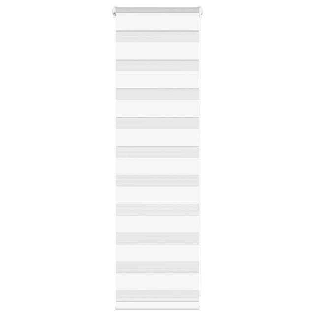 vidaXL Doppelrollo Weiß 45x100 cm Stoffbreite 40,9 cm Polyester 4014718