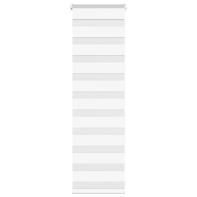 vidaXL Doppelrollo Weiß 50x100 cm Stoffbreite 45,9 cm Polyester 4014719