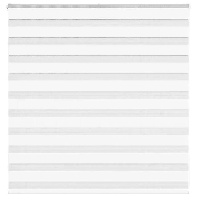 vidaXL Doppelrollo Weiß 140x100 cm Stoffbreite 135,9 cm Polyester 4014737