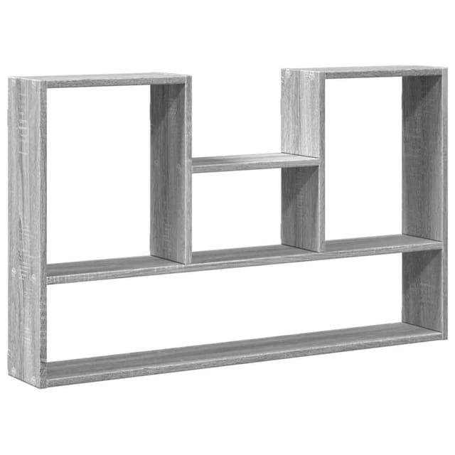 vidaXL Wandregal Grau Sonoma 99x15x60 cm Holzwerkstoff 853241