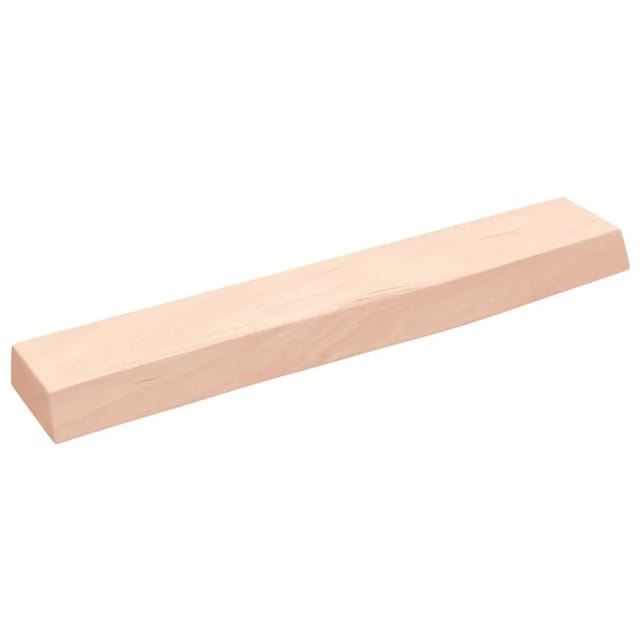 vidaXL Wandregal 60x10x4 cm Massivholz Eiche Unbehandelt 363519