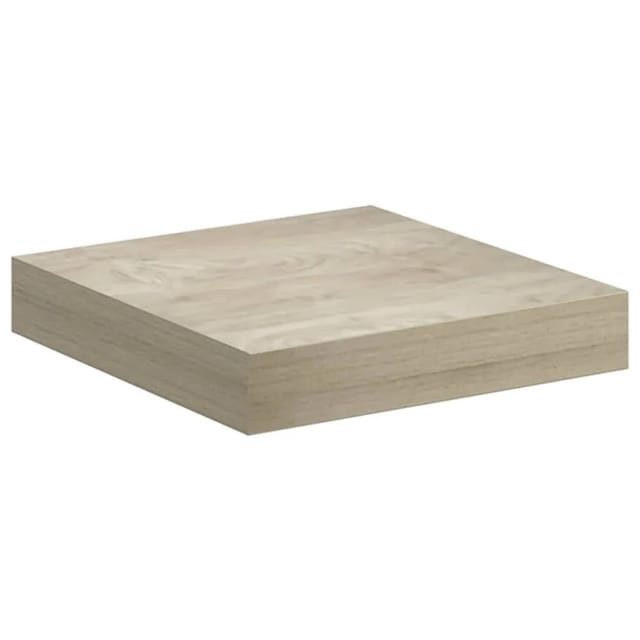vidaXL Schwebendes Wandregal Eichefarben 23x23,5x3,8 cm MDF 323865