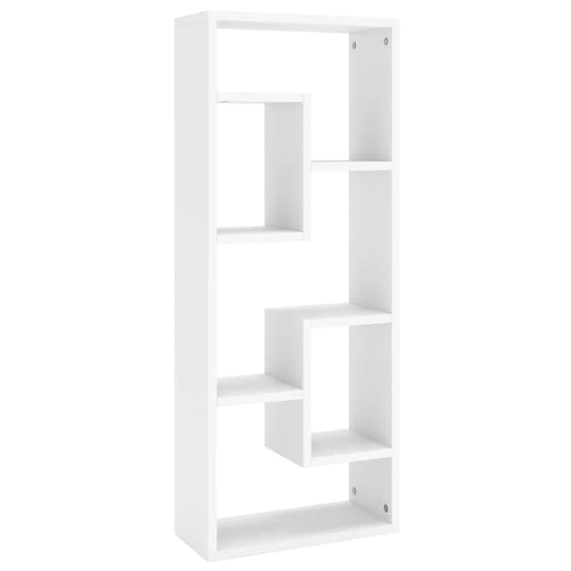 vidaXL Wandregal Weiß 36x16x90 cm Holzwerkstoff 803011