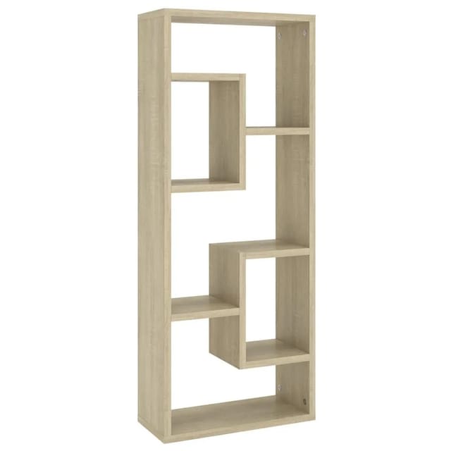 vidaXL Wandregal Sonoma-Eiche 36x16x90 cm Holzwerkstoff 803014