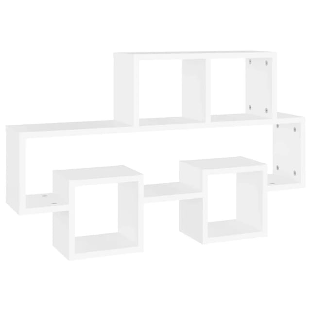 vidaXL Wandregal in Autoform Weiß 82x15x51 cm Holzwerkstoff 807250