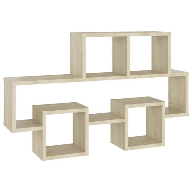 vidaXL Wandregal in Autoform Sonoma-Eiche 82x15x51 cm Holzwerkstoff 807253