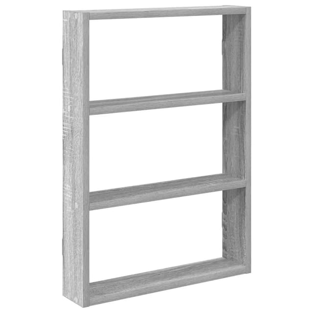 vidaXL Wandregal Grau Sonoma 43x9x60 cm Holzwerkstoff 860054