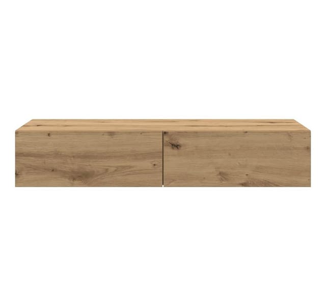 vidaXL Wandregal mit Schubladen Artisan-Eiche 100x36x19 cm 859994