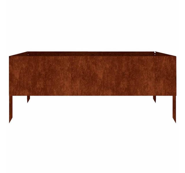 vidaXL Hochbeet 100x100x41 cm Cortenstahl 824516