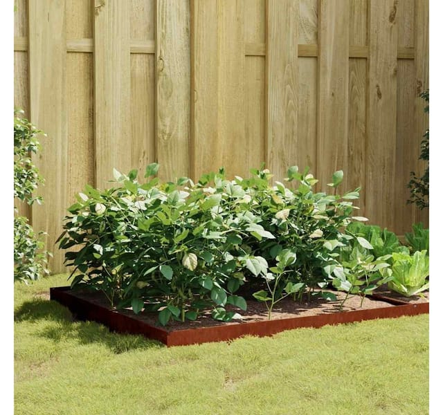 vidaXL Hochbeet 100x100x18,5 cm Cortenstahl 824513