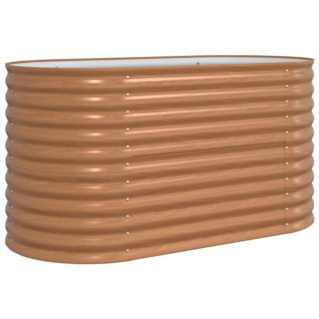 vidaXL Hochbeet Braun 160 x 80 x 81 cm Stahl 42011328