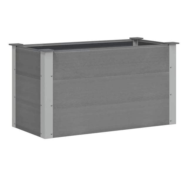 vidaXL Garten-Hochbeet WPC 100 x 50 x 54 cm Grau 43603