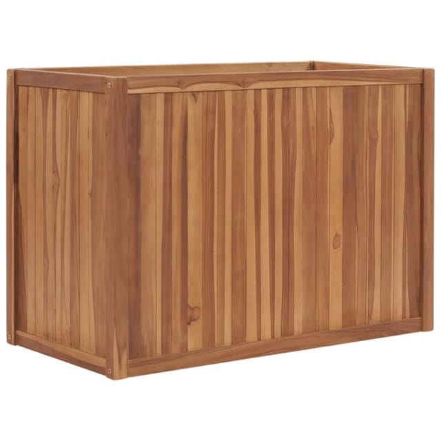 vidaXL Hochbeet 100x50x70 cm Massivholz Teak 48972