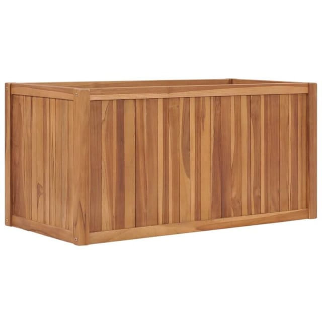 vidaXL Hochbeet 100x50x50 cm Massivholz Teak 48971