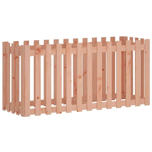 vidaXL Hochbeet Lattenzaun-Design 150x50x70 cm Massivholz Douglasie 832500