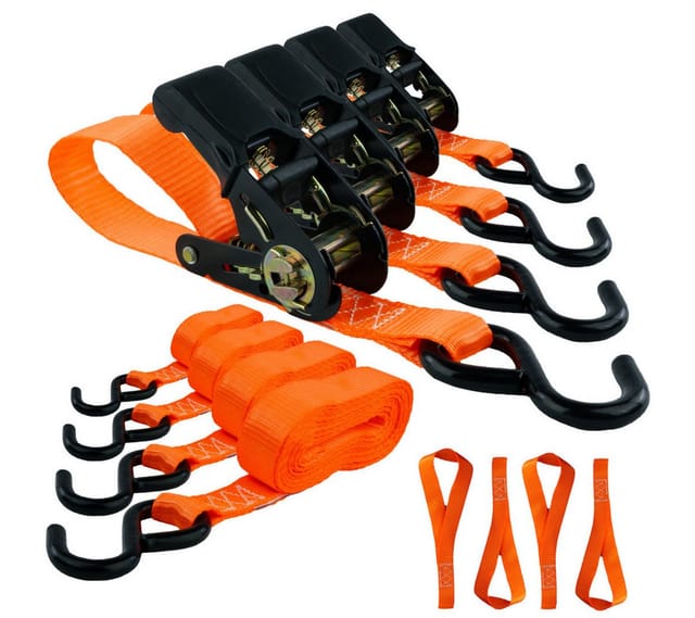 MCS CARGO SECURITY 4x Spanngurt 4,5m x 25mm 0,8t