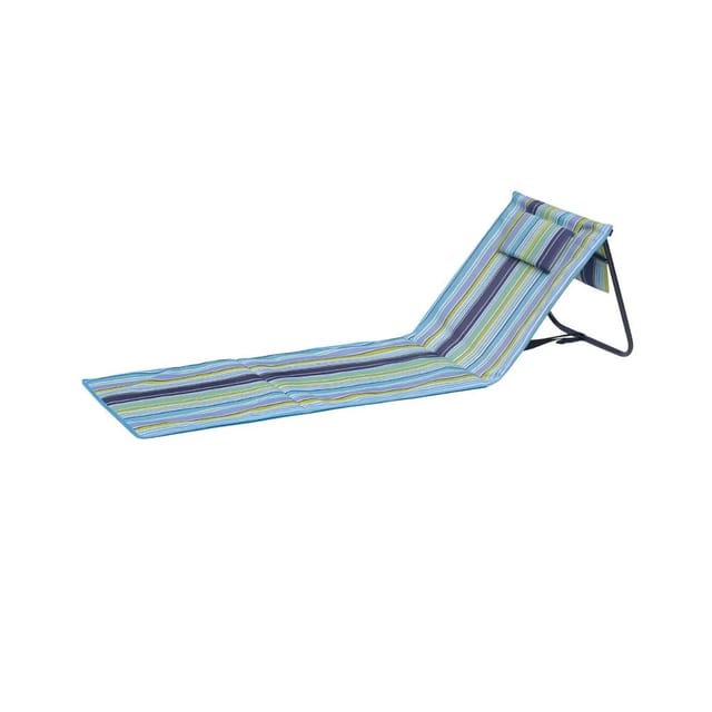 Lex Strandliege Strandmatte Sonnenmatte Badematte Liege Faltbar mit Tasche Gestreift