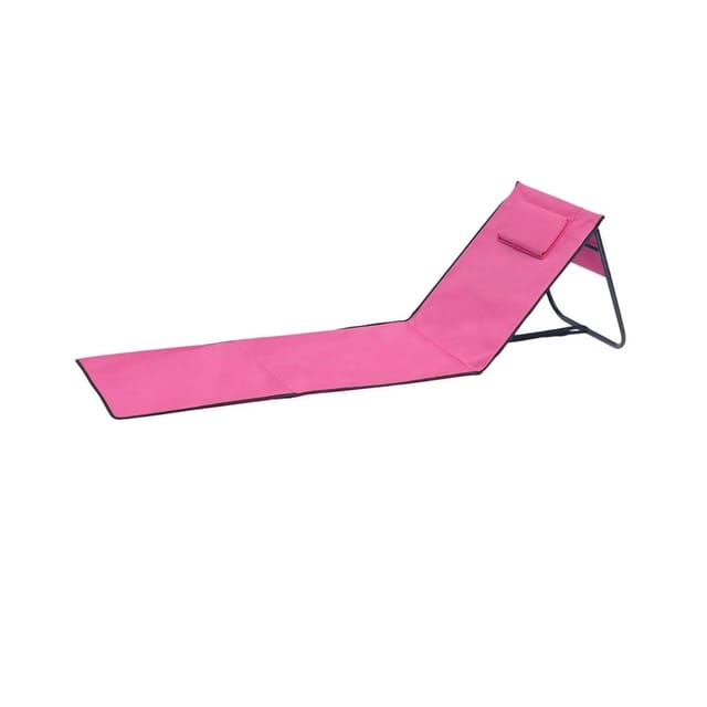 Lex Strandliege Strandmatte Sonnenmatte Badematte Liege Faltbar mit Tasche Pink