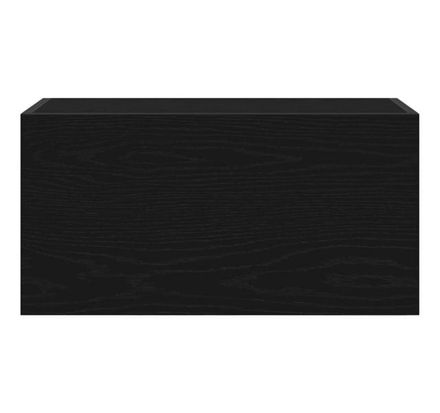 vidaXL Bad-Wandschrank Schwarz 60x25x30 cm Holzwerkstoff 860059