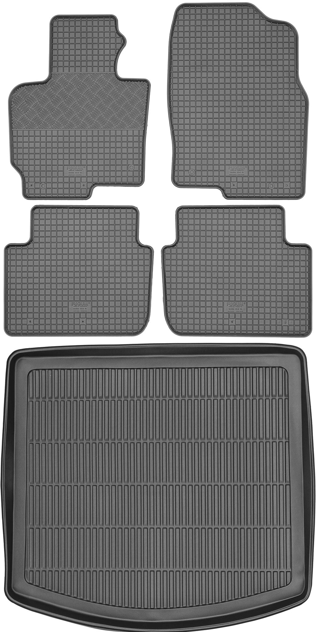 Mazda Cx-5 I Suv (2013–2019) Set – Gummifußmatten + Kofferraummatte