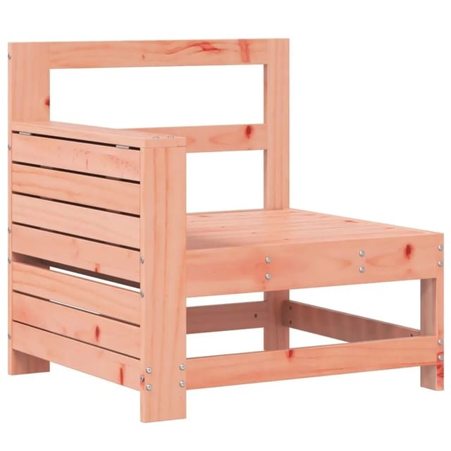 vidaXL Gartensofa mit Armlehne und Beistelltisch Massivholz Douglasie 844881