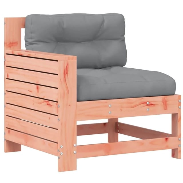 vidaXL Gartensofa mit Armlehne und Kissen Massivholz Douglasie 844923