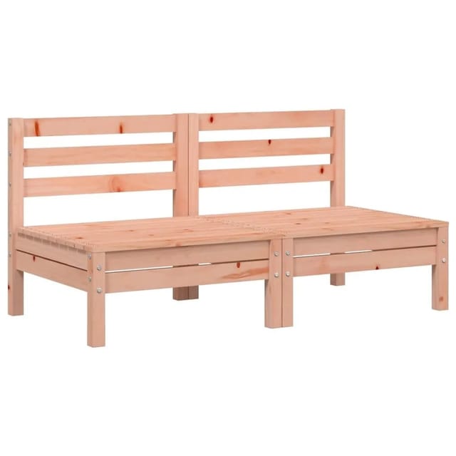 vidaXL Gartensofas ohne Armlehnen 2 Stk Massivholz Douglasie 838003