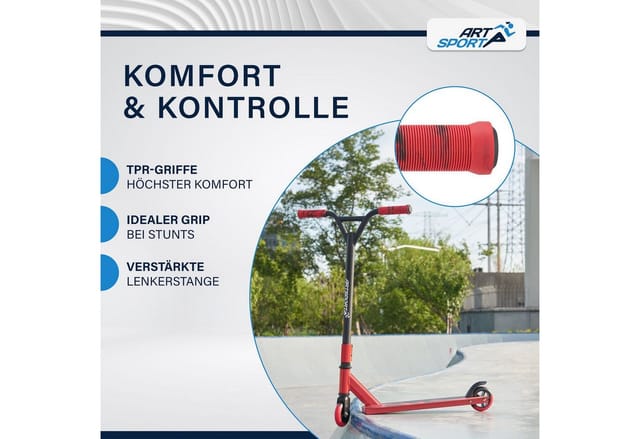 ArtSport Stuntscooter Red Smoke