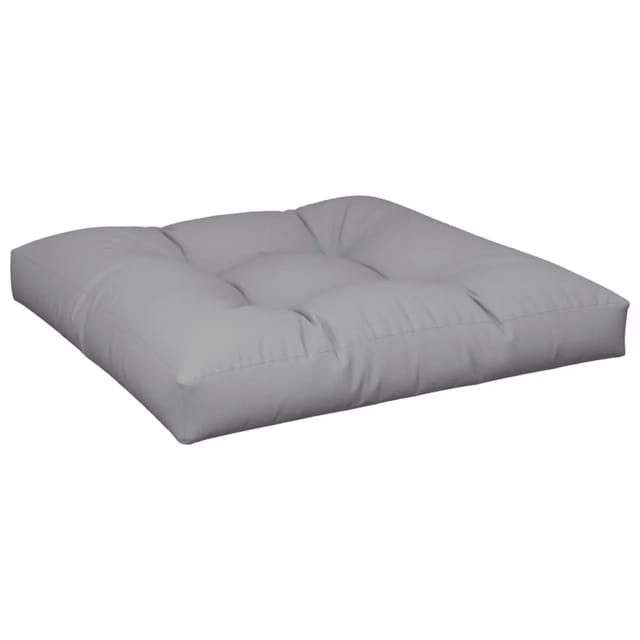 vidaXL Palettenkissen Grau 80x80x12 cm Stoff 360492