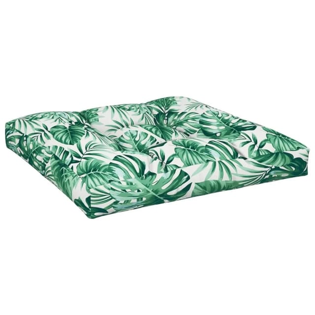 vidaXL Palettensofa-Kissen Blattmuster 70x70x12 cm 360481