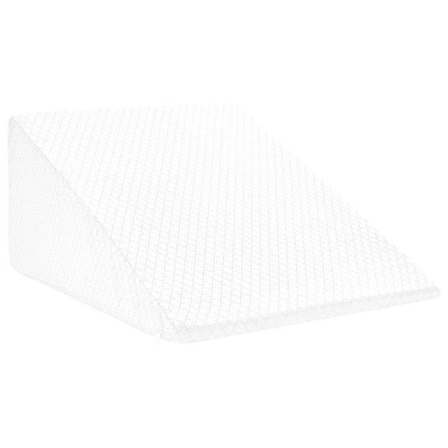 vidaXL Beinkissen Uni Weiß 60 x 50 x 30 cm 42020194