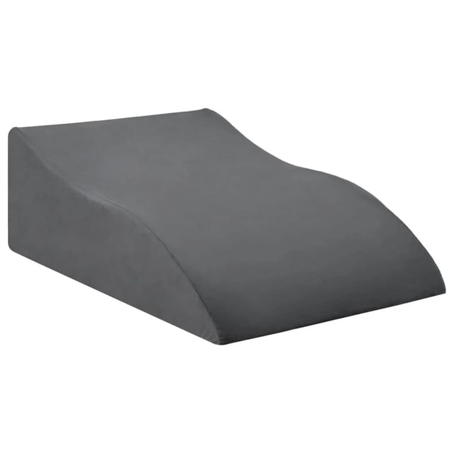 vidaXL Beinkissen Grau 68 x 41 x 21 cm 42020187