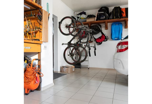 Relaxdays Schwarze Fahrrad Wandhalterung 6er Set
